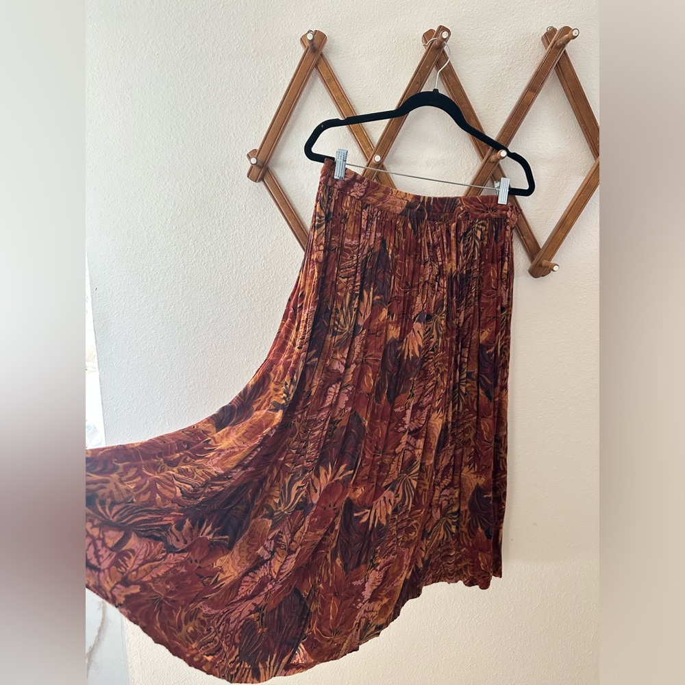 Vintage Fall Maxi Skirt